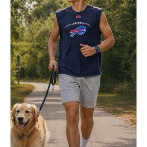 Buffalo Bills NFL Cut Off style Tank Top (Medium)